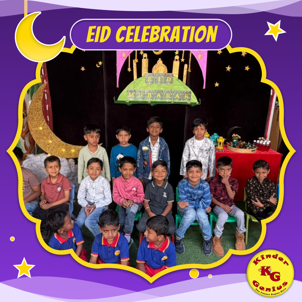 Eid celebration at Kinder Genius Preschool